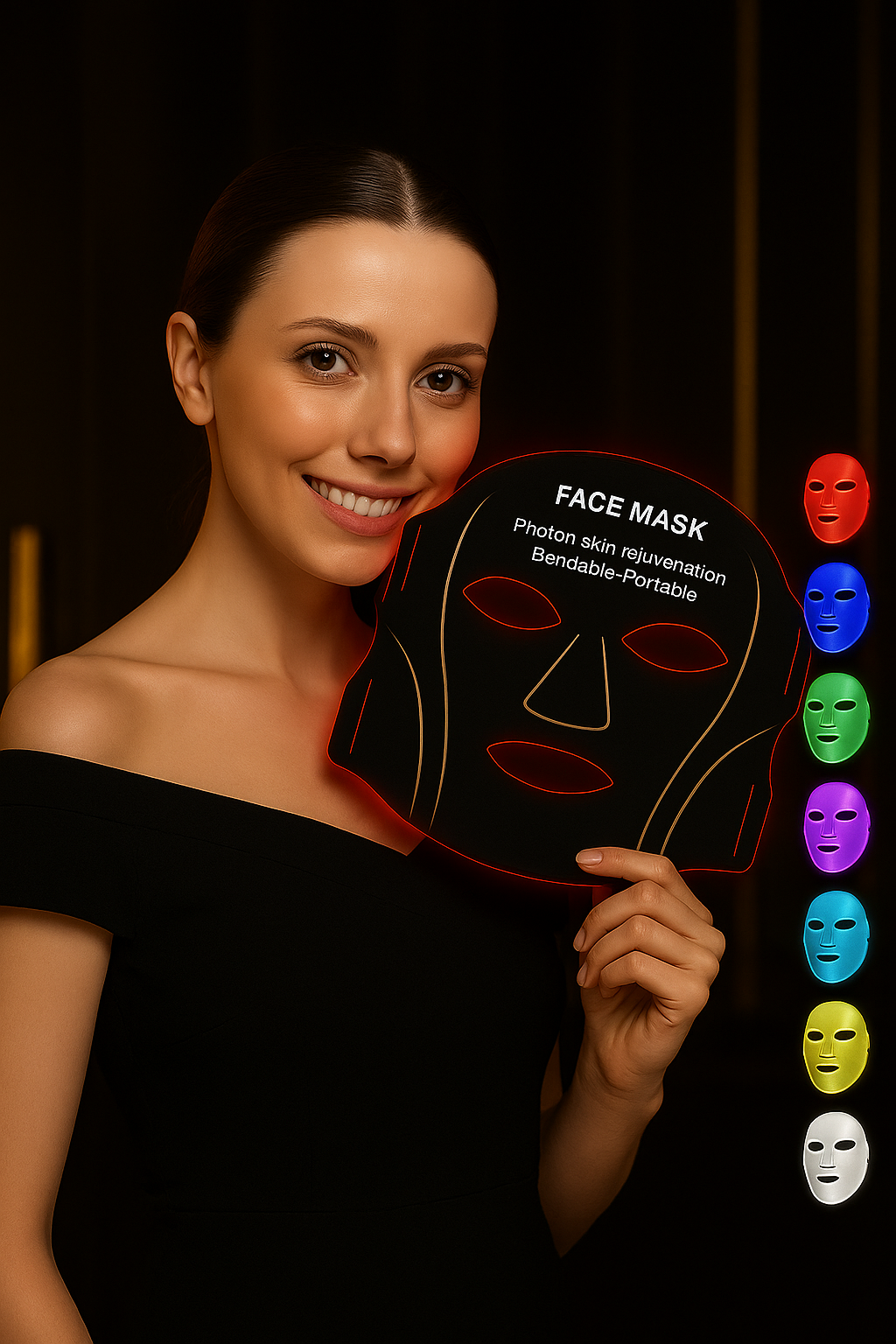 AuraBeam™ Skin 7 Colors LED Therapy Mask